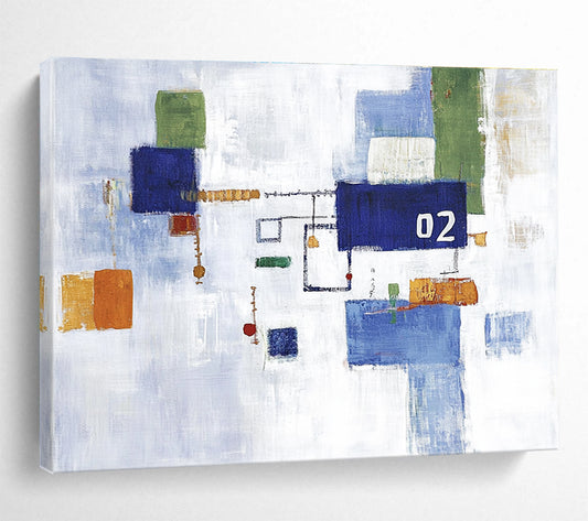 Abstract Geometric “02” Art for Modern Office & Creative Studio SC182