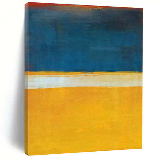 Blue - Yellow - White Art for Modern Office & Art - Loving Home DLZ2097