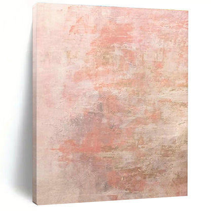 Pink - Gray Abstract Art for Feminine - Themed Bridal Suite Bedrooms DLZ0015
