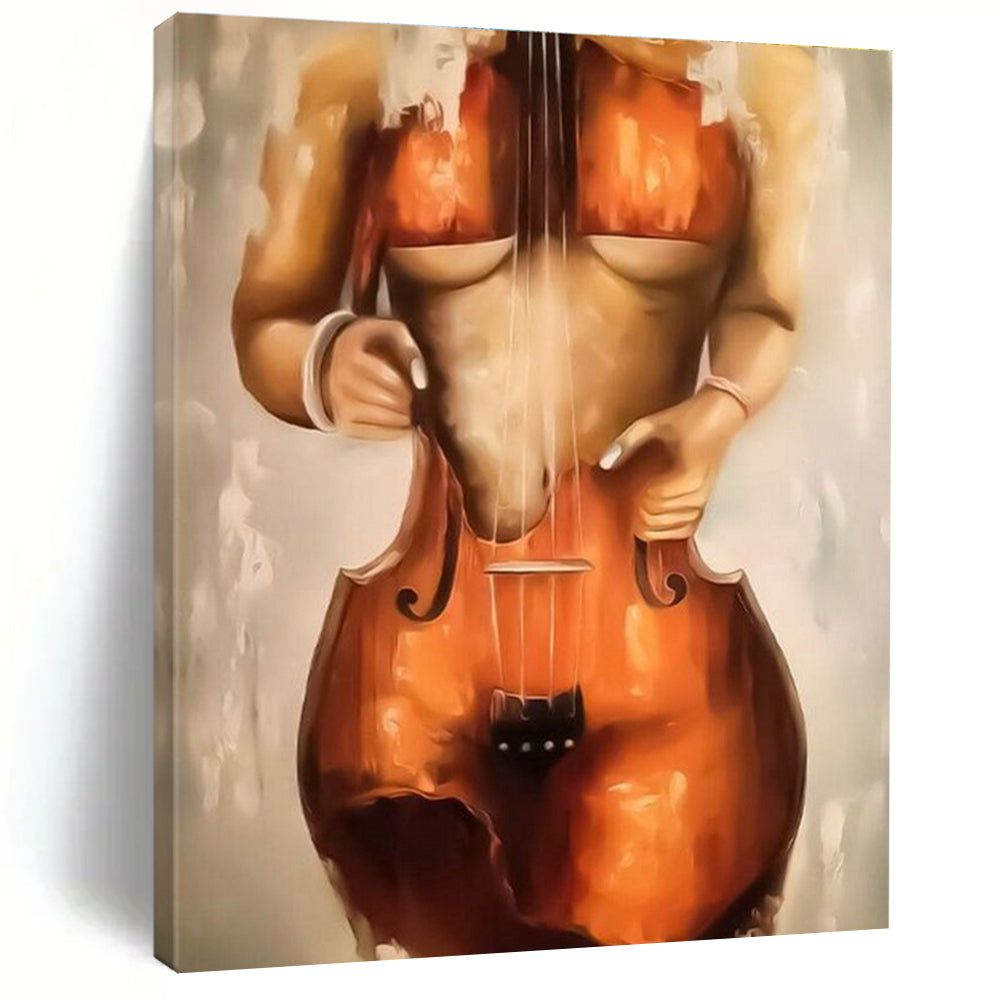 Cello Figure Art for Concert Hall & Music Lover’s Bedroom DLZ2348