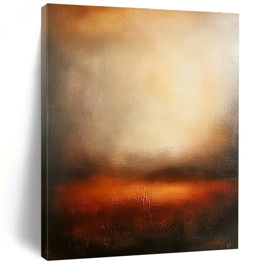 Misty Warm - Toned Abstraction Art for Spa Retreat & Cozy Bedroom STSC111