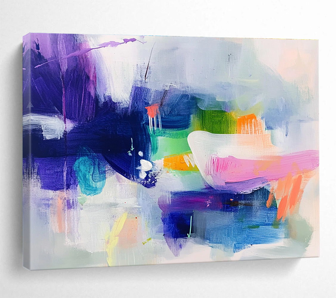 Colorful Abstract Fusion Art for Creative Studio & Trendy Gallery SC342