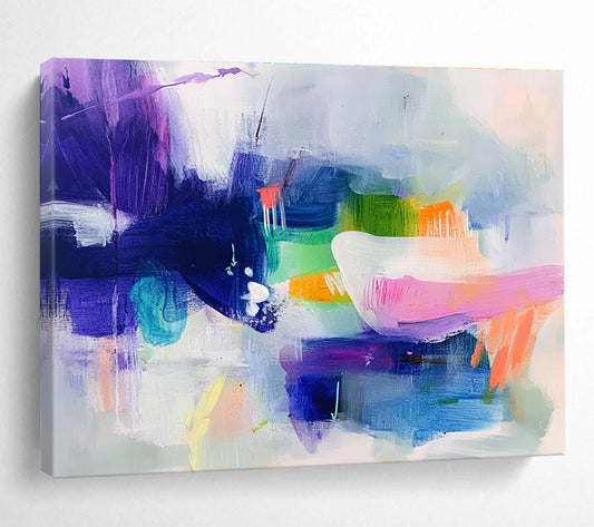 Colorful Abstract Fusion Art for Creative Studio & Trendy Gallery SC342