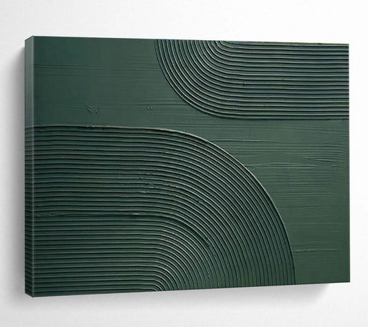 Dark Green Textured Abstract Art for Sophisticated Law Firm Waiting Areas DLZ3136