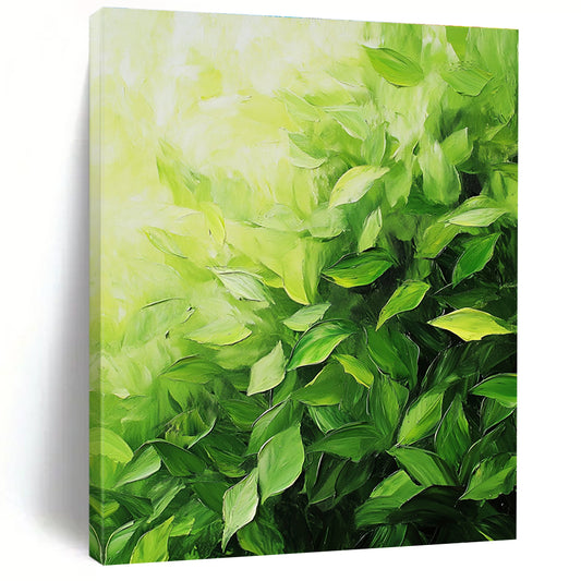 Lush Green Leaves Art for Nature - Themed Home Conservatory & Eco - Friendly Office STSC1051