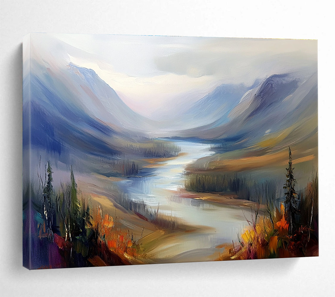 Majestic Mountain Valley Art for Adventure - Themed Lodge & Nature Lover’s Home SC405