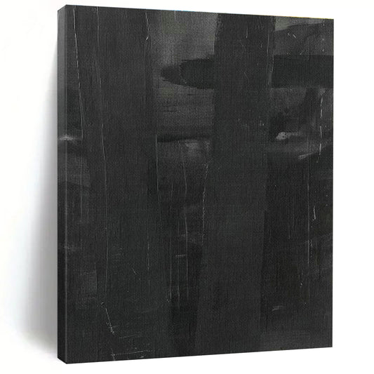 Dark Grey Abstract Texture Art for Office & Hallway DLZ0411