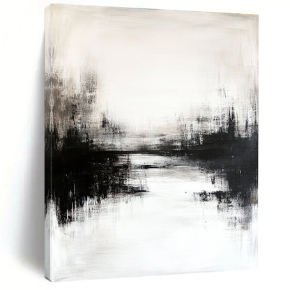 Monochrome Water Reflection for Thoughtful Library & Industrial - Style Loft STSC234