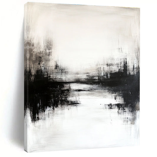 Monochrome Water Reflection for Thoughtful Library & Industrial - Style Loft STSC234