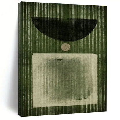 Geometric Green Art for Modern Gallery Wall & Creative Studio DLZ1385