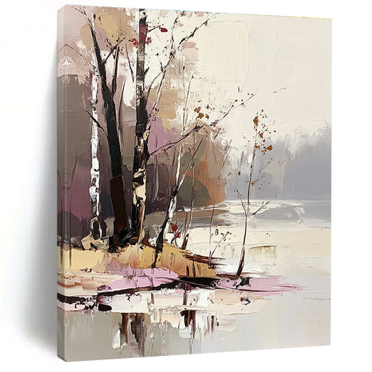 Pastel Forest Lakeside Art for Nature - Inspired Café & Creative Writing Studio STSC1396