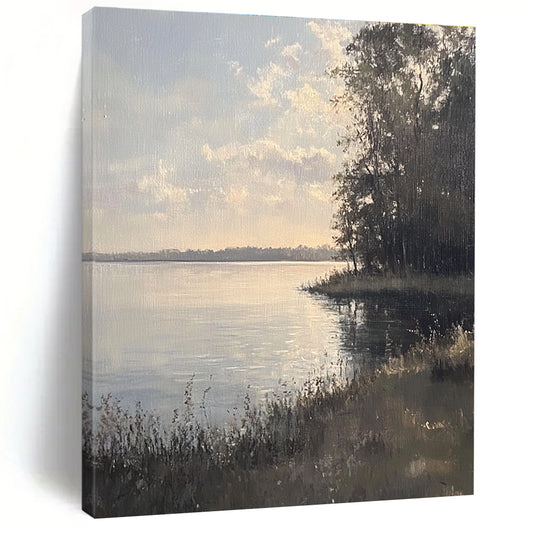 Lake at Dusk for Nature - Inspired Bedroom & Rustic Cabin STSC1173