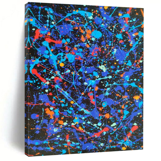 Colorful Splatter Abstract Art for Artistic Studio & Trendy Bar DLZ0763