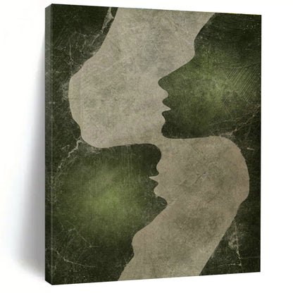 Abstract Faces Art for Contemporary Living Room & Art - Lovers’ Den DLZ1375