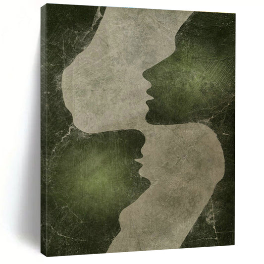 Abstract Faces Art for Contemporary Living Room & Art - Lovers’ Den DLZ1375