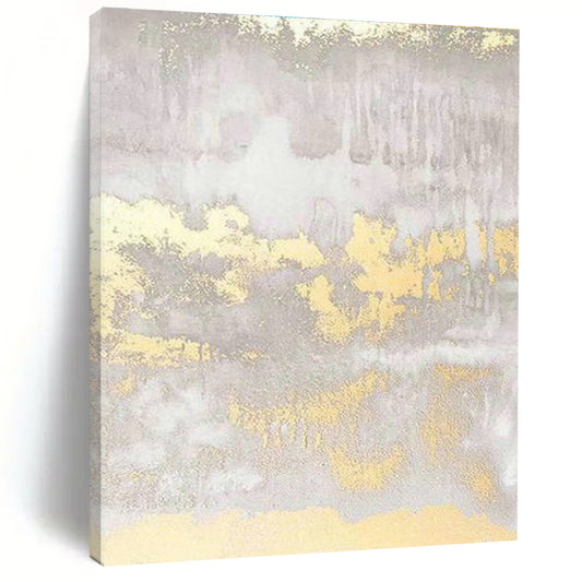 Gold - Gray Abstract for Sophisticated Hotel Lobby & Luxury Rooftop Bar DLZ0958
