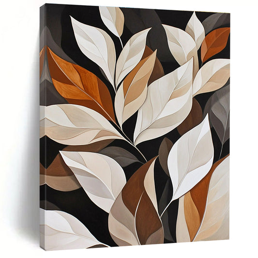 Neutral - Toned Leaves for Minimalist Living Room & Sophisticated Office STSC1151