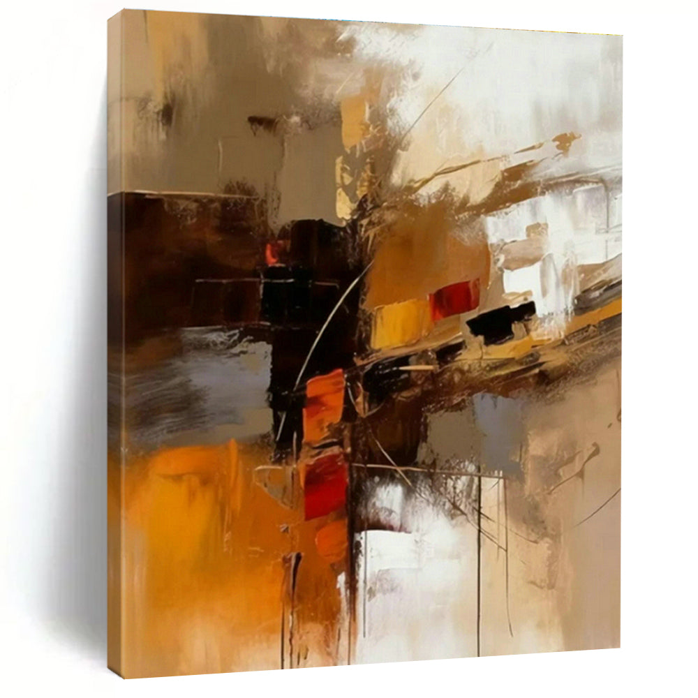 Dynamic Warm - Toned Art for Creative Studio & Modern Lounge DLZ1444