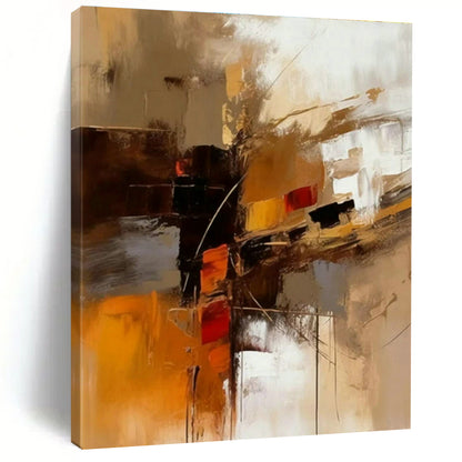 Dynamic Warm - Toned Art for Creative Studio & Modern Lounge DLZ1444