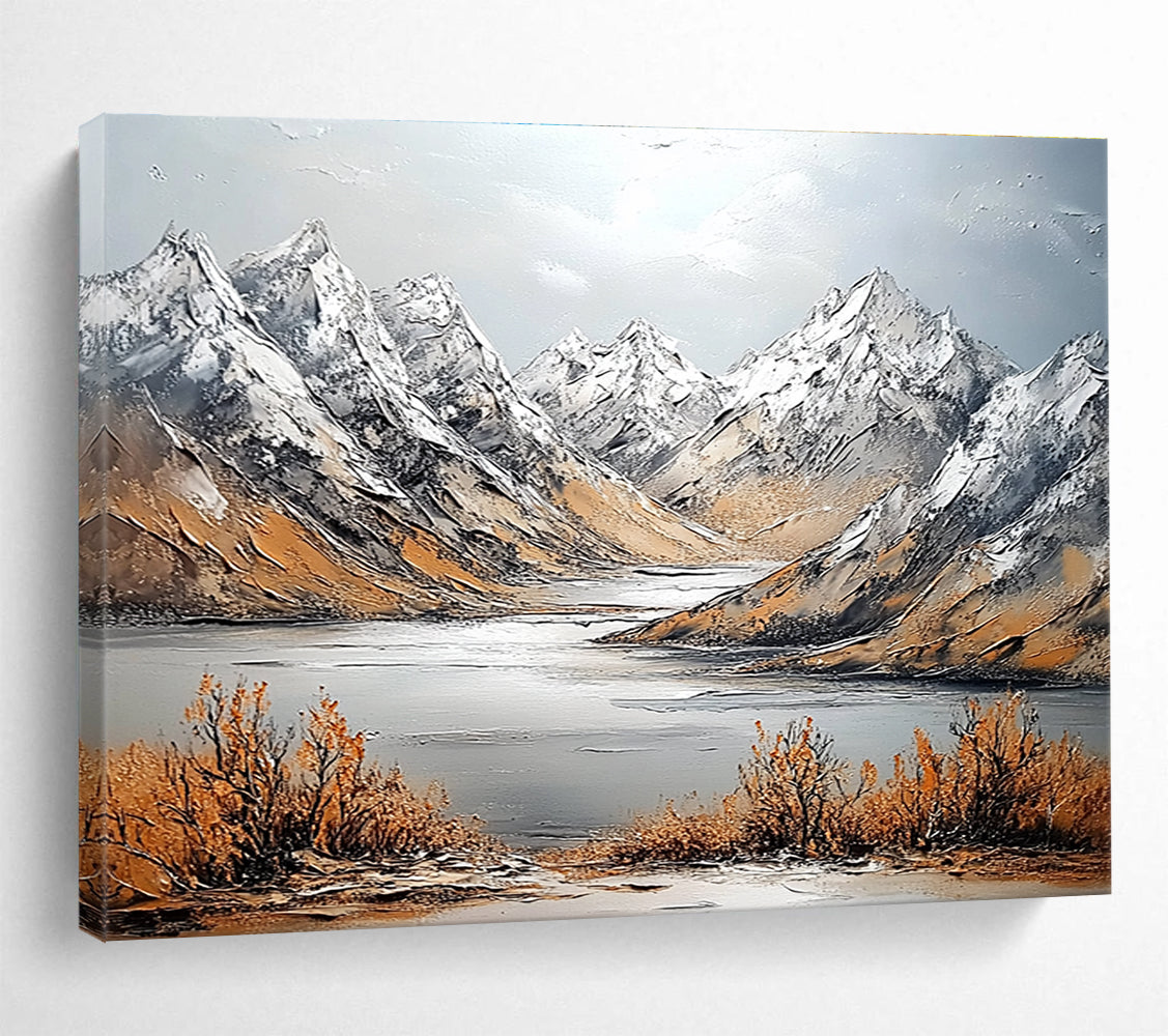 Rustic Alpine Art for Ski Resort & Mountain Lodge SC611