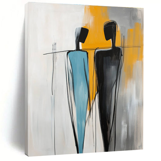 Abstract Two Figures for Creative Workplace & Modern Living Room STSC1146
