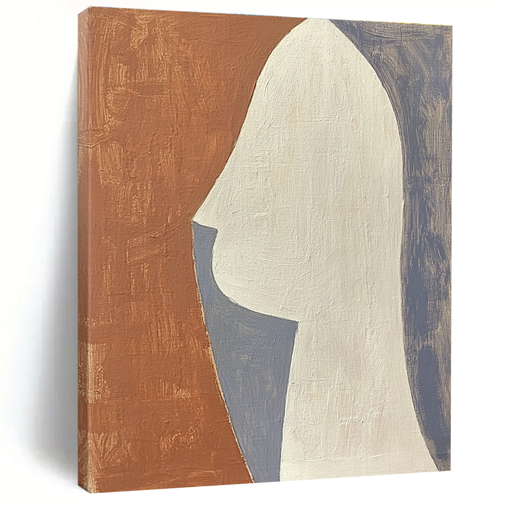 Minimalist Face Silhouette Art for Modern Home Office & Art - Inspired Bedroom STSC1370