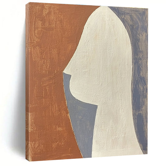 Minimalist Face Silhouette Art for Modern Home Office & Art - Inspired Bedroom STSC1370
