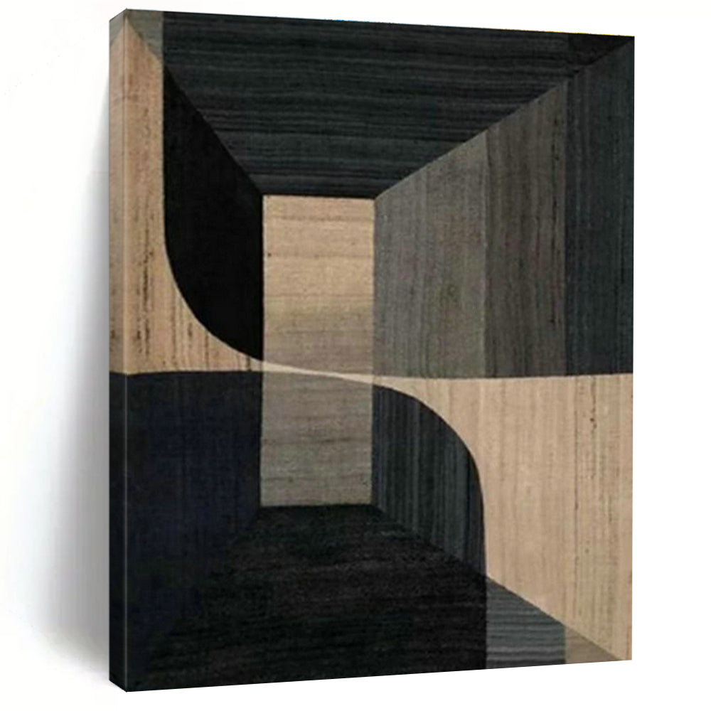 Geometric Space Art for Contemporary Home Stairwell Statements DLZ0225