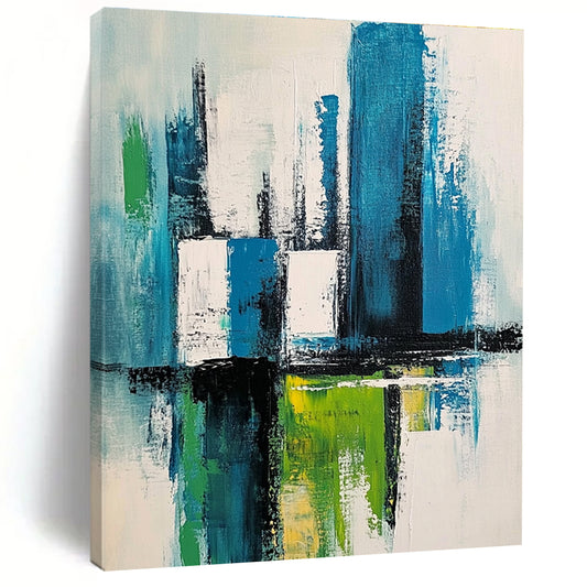 Colorful City Abstract for Urban Apartment & Creative Studio STSC281