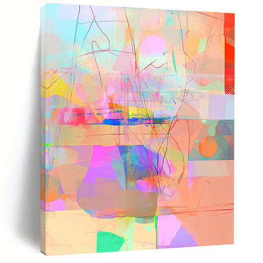Colorful Abstract Overlay for Creative Coworking Space & Modern Art Café STSC981