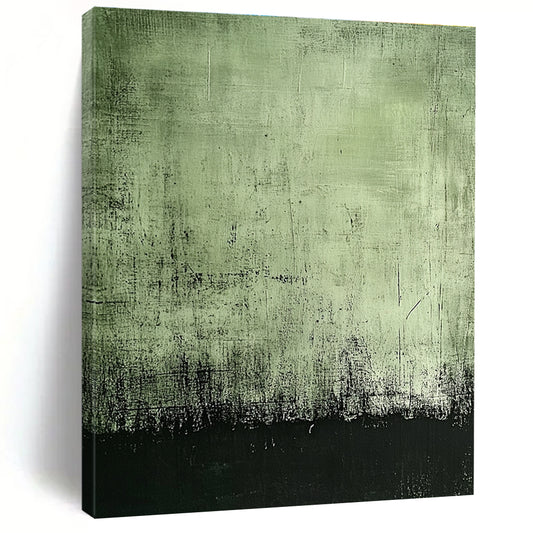 Green and Black Textured Abstract for Industrial - Chic Café & Art Gallery Foyer STSC398