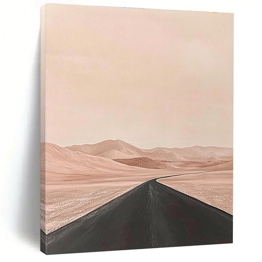Pink Desert Road Art for Bohemian Home & Travel - Themed Gallery STSC1093