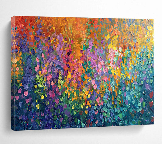 Color - Drenched Abstract Mosaic Art for Whimsical Kids’ Playrooms DLZ3086