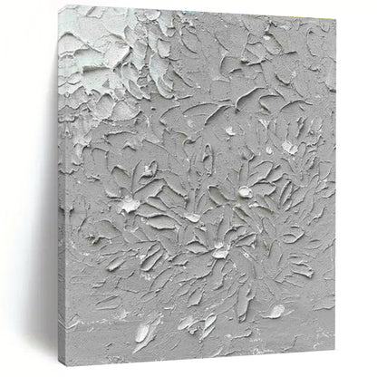 Gray Textured Wall Art for Minimalist Interior & Art - Inspired Retail Space DLZ1693