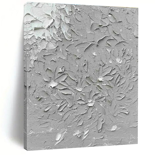 Gray Textured Wall Art for Minimalist Interior & Art - Inspired Retail Space DLZ1693