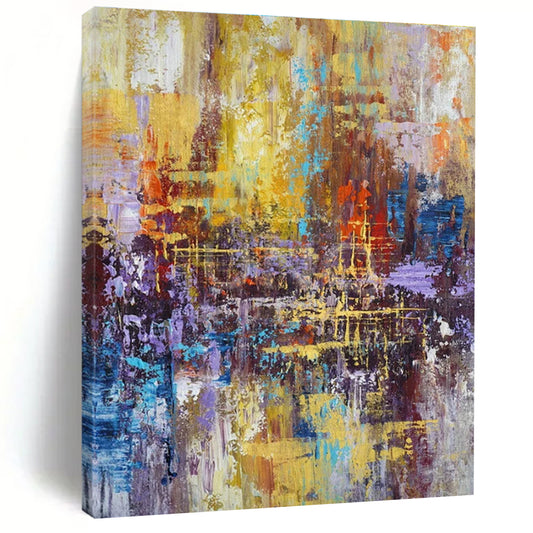 Colorful Urban Abstract Art for City Apartment & Modern Art Museum DLZ1817