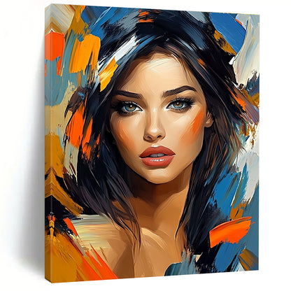 Colorful Abstract Portrait for Modern Living Room & Art Gallery STSC1270
