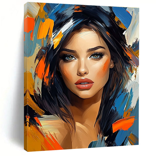 Colorful Abstract Portrait for Modern Living Room & Art Gallery STSC1270