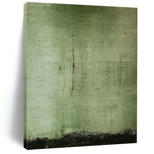 Green Textured Abstract Art for Eco - Friendly Home Offices DLZ0247