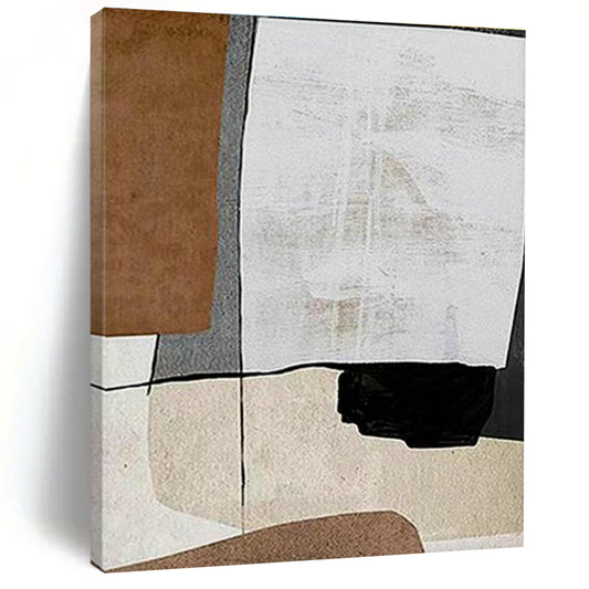 Geometric Color Block Abstract Art for Modern Office & Contemporary Gallery DLZ2220