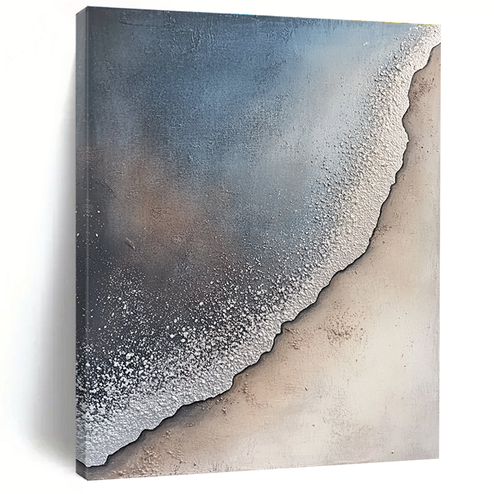 Textured Beach Scene for Coastal - Style Home & Relaxing Spa STSC256