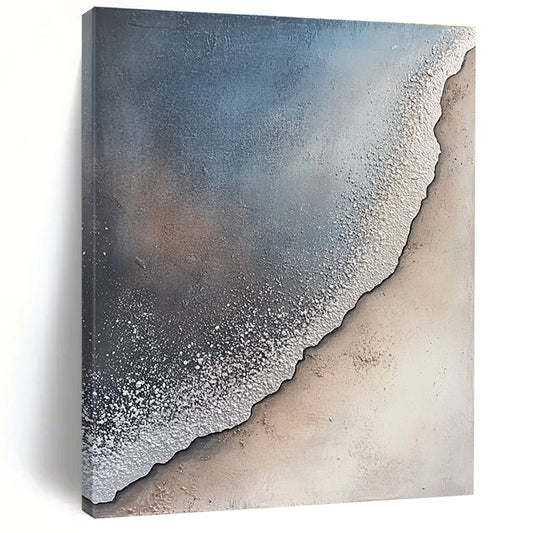 Textured Beach Scene for Coastal - Style Home & Relaxing Spa STSC256