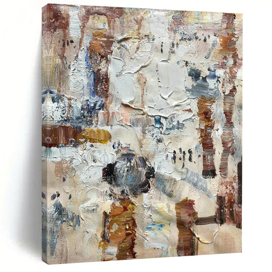 Colorful Abstract Texture Painting for Creative Studio & Community Art Center DLZ1309