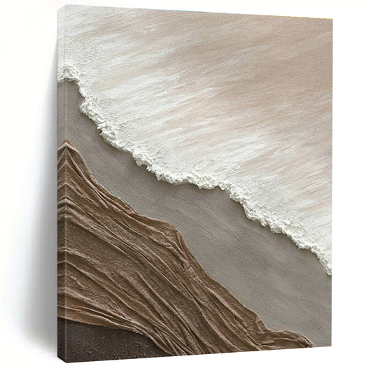Earth - Toned Layered Art for Rustic Winery Tasting Room & Nature - Inspired Lounge DLZ1043