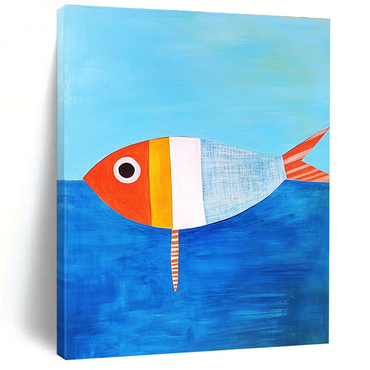 Colorful Striped Fish for Coastal Nursery & Seafood Restaurant STSC1187