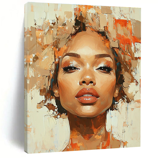 Portrait with Textured Background for Modern Bedroom & Art - Centric Boutique STSC862