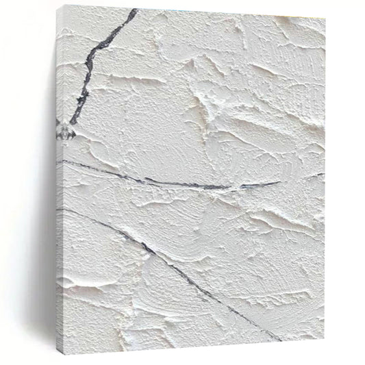 Textured White - Gray Art for Industrial - Chic Café & Minimalist Gallery DLZ2373