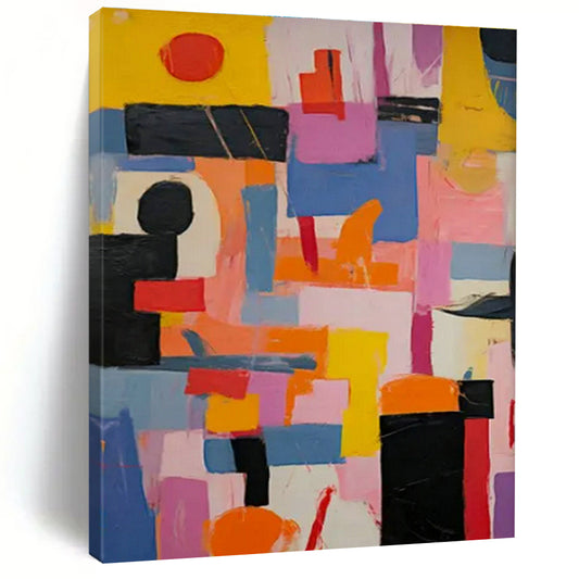 Colorful Geometric Abstract Art for Urban Loft & Fashion Design Studio DLZ1767