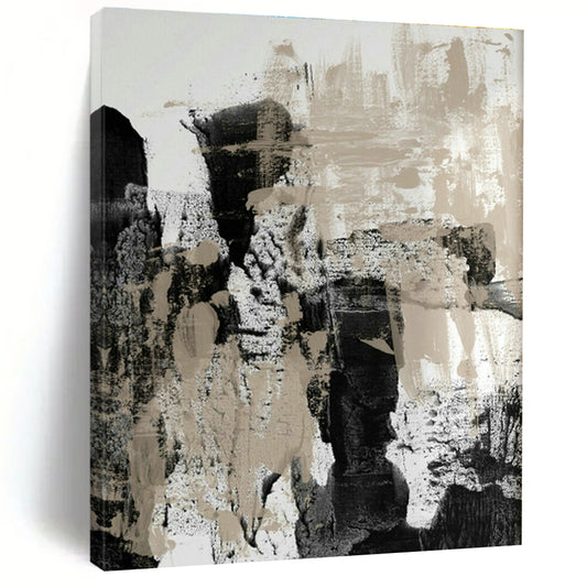 Abstract Ink - Texture Art for Asian - Inspired Spa & Art Gallery Corridor DLZ0973