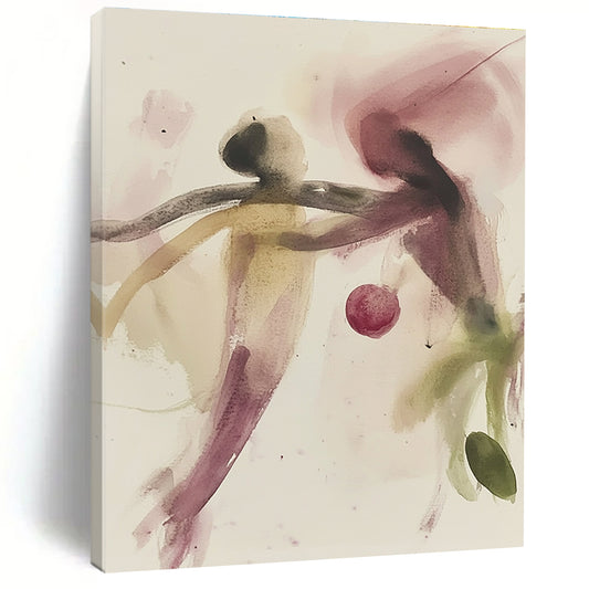 Abstract Watercolor Figures for Artistic Living Room & Creative Studio STSC1191